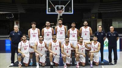 ۳ دیدار دوستانه تیم ملی بسکتبال در لبنان
