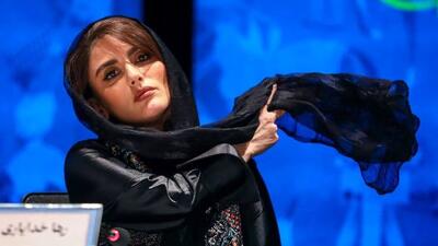 عکس های فوق زیبای رها خدایاری در حاشیه اکران فیلم مرجان!