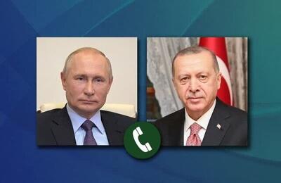 تماس تلفنی پوتین و اردوغان درباره تحولات سوریه
