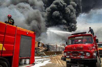 آتش سوزی پالایشگاه نفت آبادان