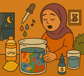 جادوی رنگ‌ها در قطره‌ها!