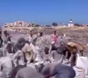 صحنه‌ای تکان‌دهنده از نسل‌کشی توسط اسرائیل در غزه