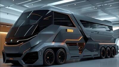 کمپر لاکچری بی ام‌ و، سفر جاده‌ای با قصر متحرک BMW(+عکس)