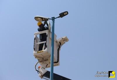 نصب ۲۴۰۰ چراغ LED در معابر پرتردد استان اردبیل