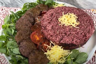 طرز تهیه کته کباب سماقی / جادوی سماق روی برنج و کباب