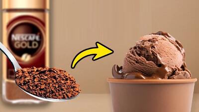 طرز تهیه بستنی خوشمزه فقط با قهوه | آماده شو برای یه طعم عالی توی ۵ دقیقه!