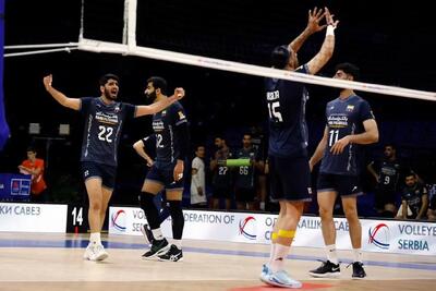 ایران 16 - فرانسه 25؛  شکست دور از انتظار در ست دوم