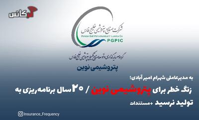 به مدیرعاملی شهرام امیر آبادی؛ زنگ خطر برای پتروشیمی نوین/ ۲۰ سال برنامه‌ریزی به تولید نرسید + مستندات