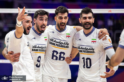 لیگ ملت های والیبال| ایران - فرانسه؛ ساعت 22