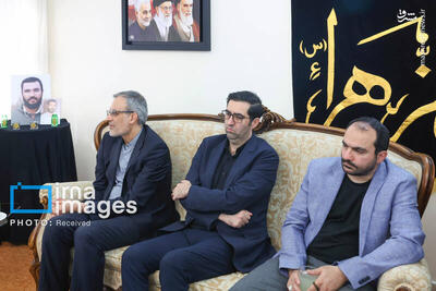 عکس/ دیدار مدیران رسانه‌ با خانواده سردار شهید «حسین سلامی»
