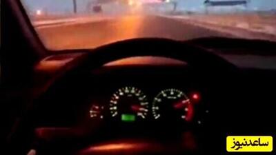 فیلم رانندگی یک زن در جاده همدان/ رکورد سرعت جنون‌آمیز 220 کیلومتر را زد!