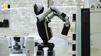 اولین ربات انسان‌ نما در دنیا با قابلیت تعویض خودکار باتری + فیلم