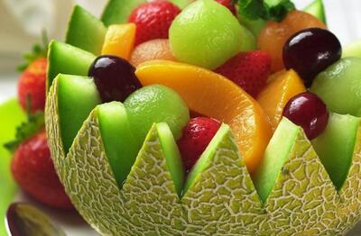 با میوه های در دسترس بشقابتو شیک دیزاین کن+فیلم - سبک ایده آل
