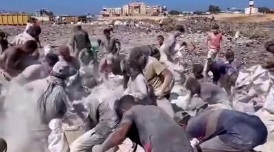 تصاویر آخرالزمانی از غزه بدون غذا