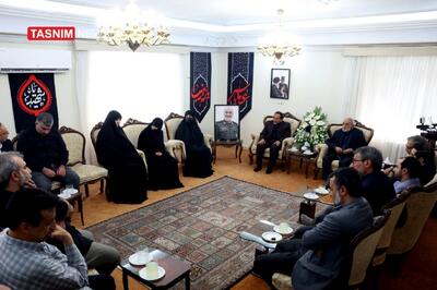 دیدار جمعی از مدیران رسانه‌های کشور با خانواده شهید سلامی - تسنیم