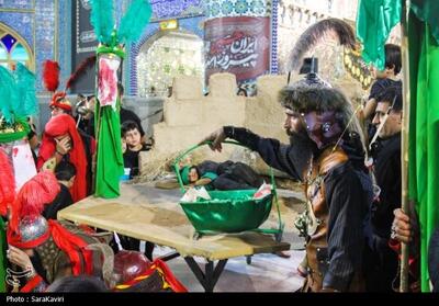 آیین نمادین کاروان اسرای کربلا به شام در آران و بیدگل+تصاویر - تسنیم