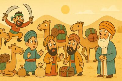 ماجرای حمله راهزنان به کاروان «لقمان حکیم »