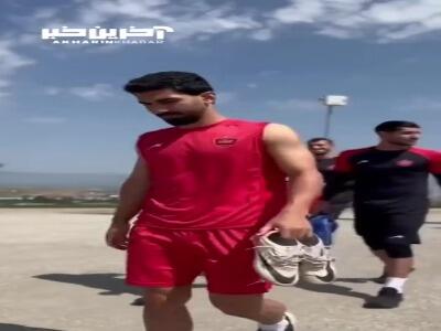 گوشه‌ای از تمرین امروز پرسپولیس