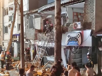 انفجار مهیب در رشت با دست‌کم ۱۳ مصدوم (فیلم)