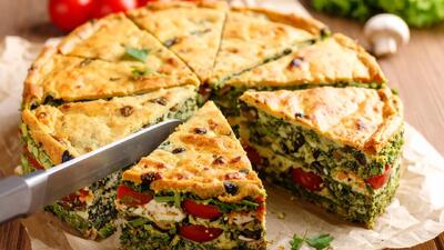 غذا با کلم بروکلی / طرز تهیه کیک کلم بروکلی بدون نیاز به گوشت