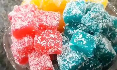 طرز تهیه باسلوق ژله ای با نشاسته در خانه!