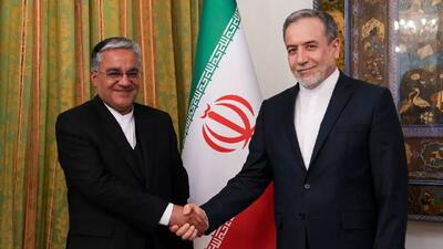 دیدار رئیس جدید دفتر حفاظت منافع جمهوری اسلامی ایران در قاهره با وزیر امور خارجه