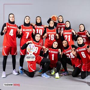 نایب قهرمانی تیم ملی بسکتبال بانوان در سطح دو آسیا