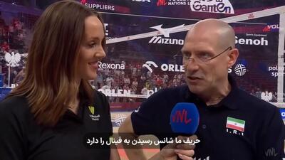صحبت‌های روبرتو پیاتزا پس از پایان دیدار ایران و فرانسه