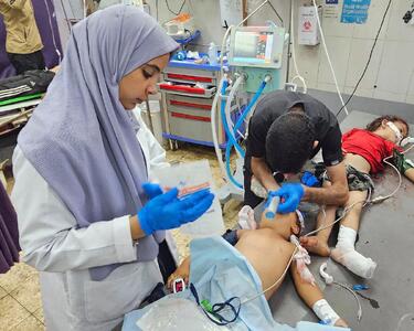 سیاست تبعیض آمیز دولت انگلیس در رفتار با کودکان غزه