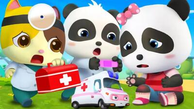 انیمیشن بیبی باس | BabyBus | ماشین پلیس و ماشین اورژانس!