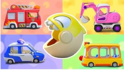 انیمیشن بیبی باس | BabyBus |  آموزش رنگ ها با ماشین پلیس، آمبولانس، آتش نشانی!