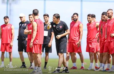 پرسپولیسی ها با نکات هاشمیان تمرین کردند