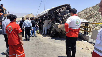 پرونده قضایی به علت حادثه واژگونی اتوبوس جاده فیروزآباد-کوار تشکیل شد