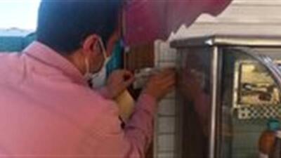 مهر وموم دکه عرضه مواد غذایی  در  مهریز