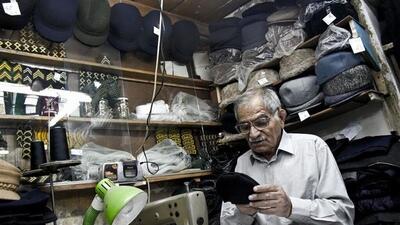 سرِ بی‌کلاه کلاهدوزی در اردبیل
