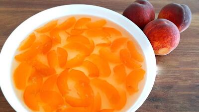 طرز تهیه مربای هلو مجلسی و با ظاهری زیبا