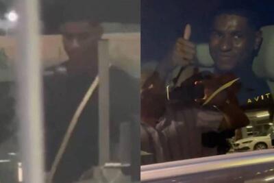 عکس؛ ورود مارکوس رشفورد به بارسلونا