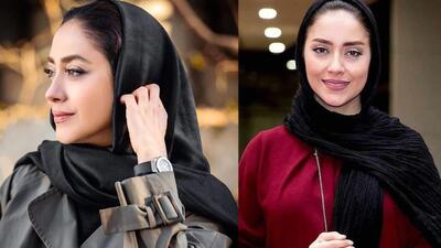 تصویر روز | بهاره کیان‌افشار با ست مشکی دیدنی | گلی شی