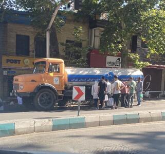 عکسی ترسناک از معضل بی‌آبی در تهران