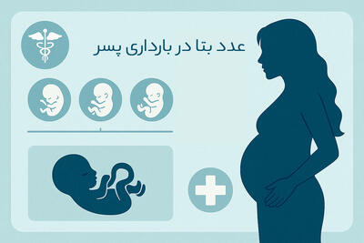 عدد بتا در بارداری پسر چند است؟ | جدول عدد بتا در تعیین جنسیت