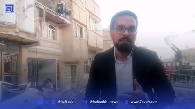 اولین تصاویر از محل حادثه انفجار منزل مسکونی در قم