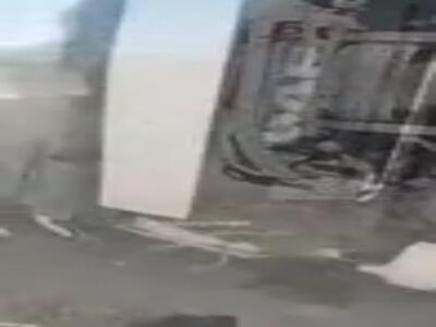 واژگونی تانکر حامل نفت در جاده سبزوار - نیشابور