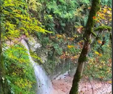 آبشار زیبای ولیلا از توابع شهرستان همیشه زیبای سوادکوه