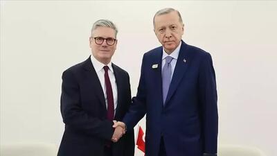 گفت‌وگوی تلفنی اردوغان با نخست‌وزیر انگلیس