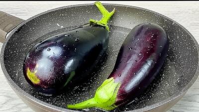 اگر بادمجان در خانه دارید / طرز تهیه غذایی متفاوت با بادمجان یه غذای مجلسی و خوشمزه