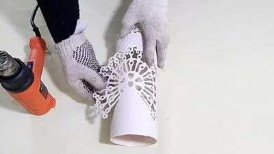آموزش ساخت چراغ خواب با لوله PVC!