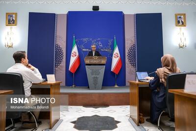 تصاویر: نشست خبری سخنگوی وزارت خارجه