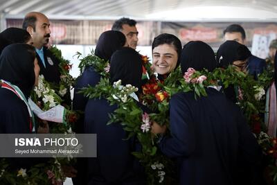 تصاویر: استقبال از تیم ملی فوتبال بانوان ایران - مشهد