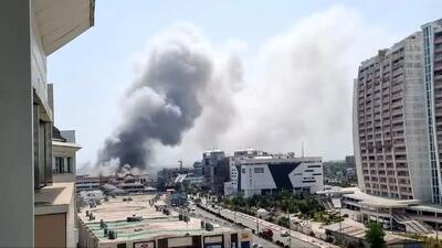 تعداد مصدومان آتش‌سوزی مجتمع ونوس انزلی به ۴۶ نفر رسید