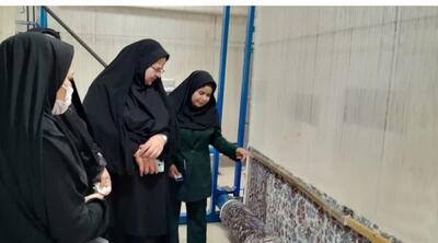 تاکید مدیرکل امور بانوان استانداری کرمان بر نقش بانوان در احیای فرش راور